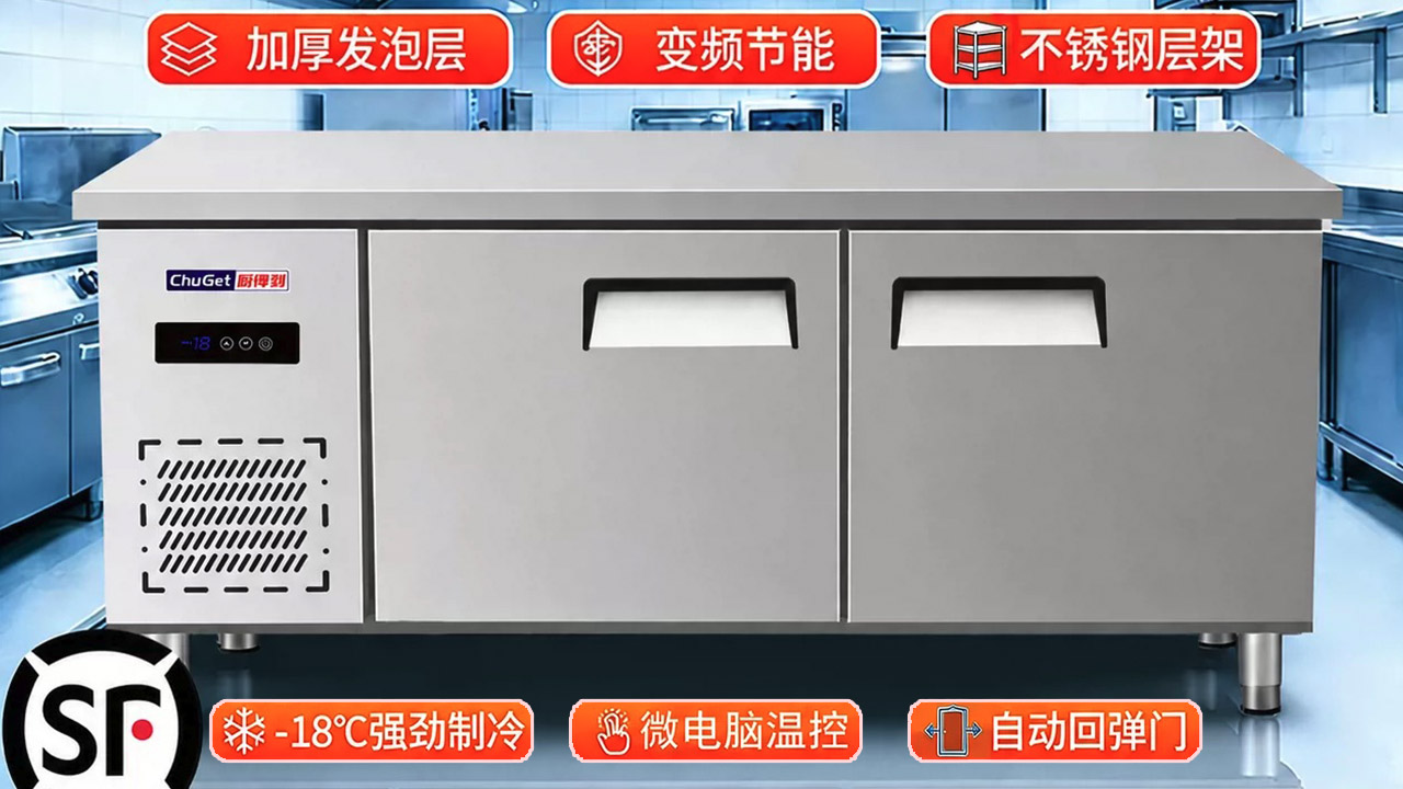 立式四门/六门冷藏冷冻柜 商用制冷设备 产品实拍 3