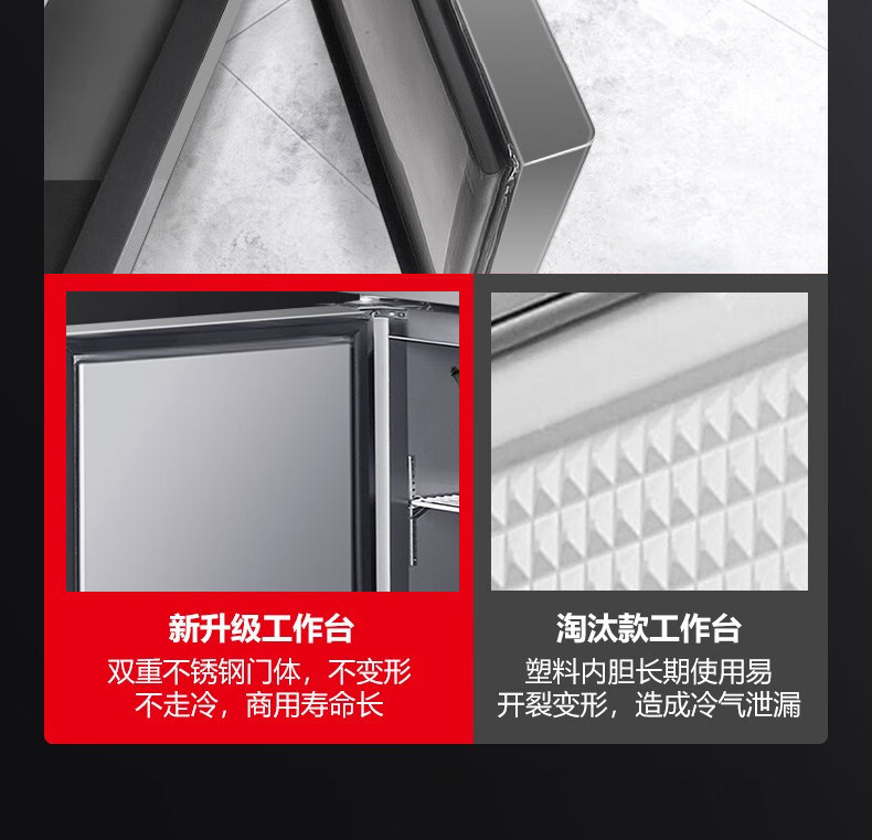 立式四门/六门冷藏冷冻柜 商用制冷设备 产品实拍 27